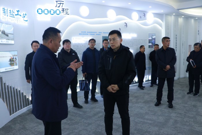 省自然資源廳副廳長(zhǎng)張春生到滄鹽集團(tuán)調(diào)研指導(dǎo)